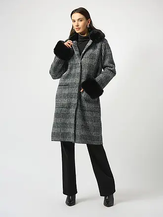 JOSEPH RIBKOFF | Cappotto
Marke: JOSEPH RIBKOFF
Colore: nero
Categorie: Moda,Donna

Lunghezza manica: Manica lunga
Materiale: Pelliccia sintetica,Nylon
Forma del colletto: Collo a rever
Motivo: A quadri
Vestibilità (capispalla): Regular
Stile: Glamour
Dettagli: Tasche a | 